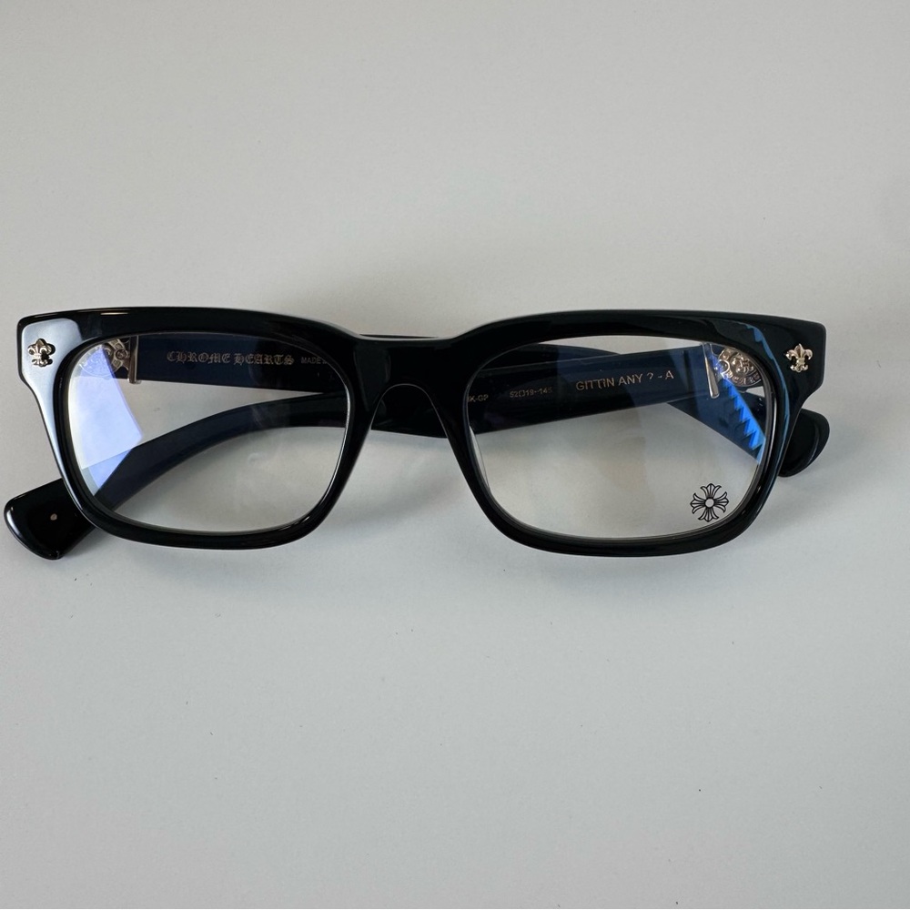 Chrome hearts gittin any black gold glasses
